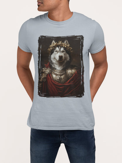 Siberian Husky Roman Emperor Graphic Tee