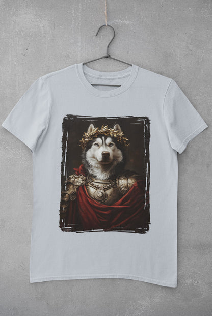 Siberian Husky Roman Emperor Graphic Tee