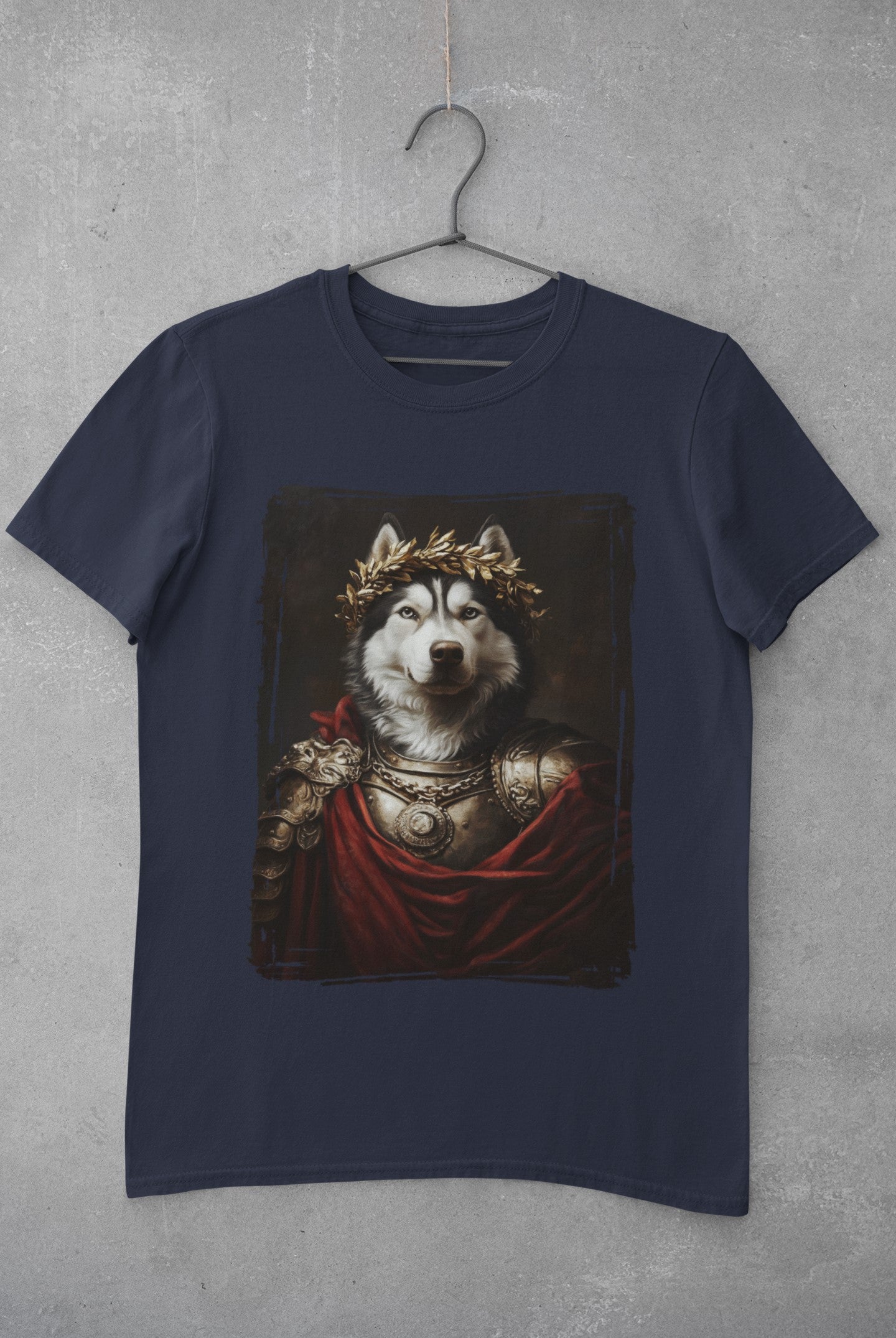 Siberian Husky Roman Emperor Graphic Tee