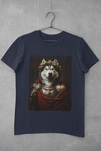 Siberian Husky Roman Emperor Graphic Tee
