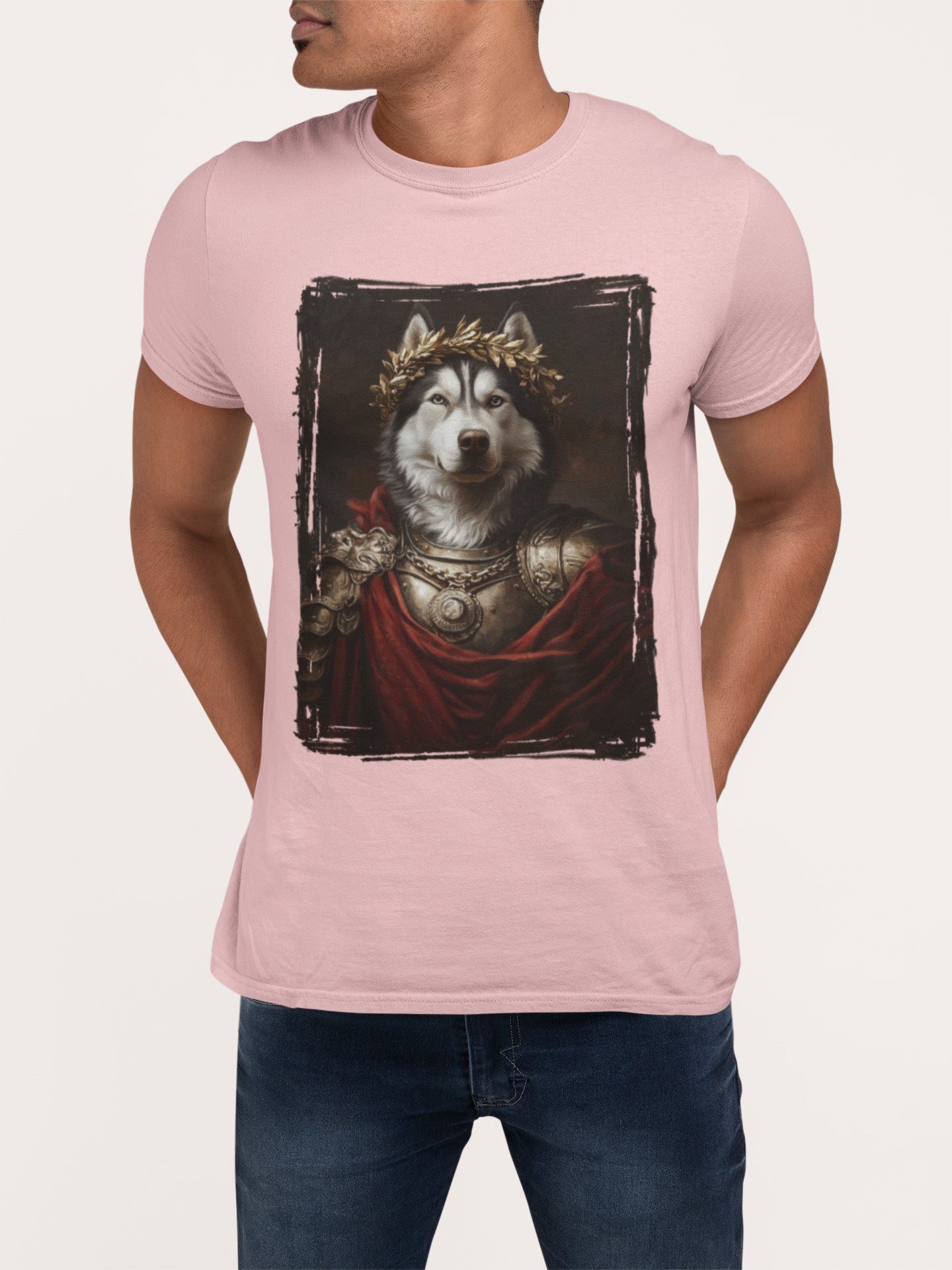 Siberian Husky Roman Emperor Graphic Tee
