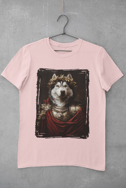 Siberian Husky Roman Emperor Graphic Tee
