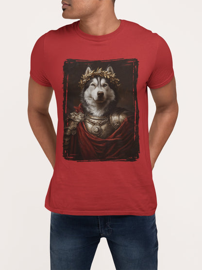 Siberian Husky Roman Emperor Graphic Tee