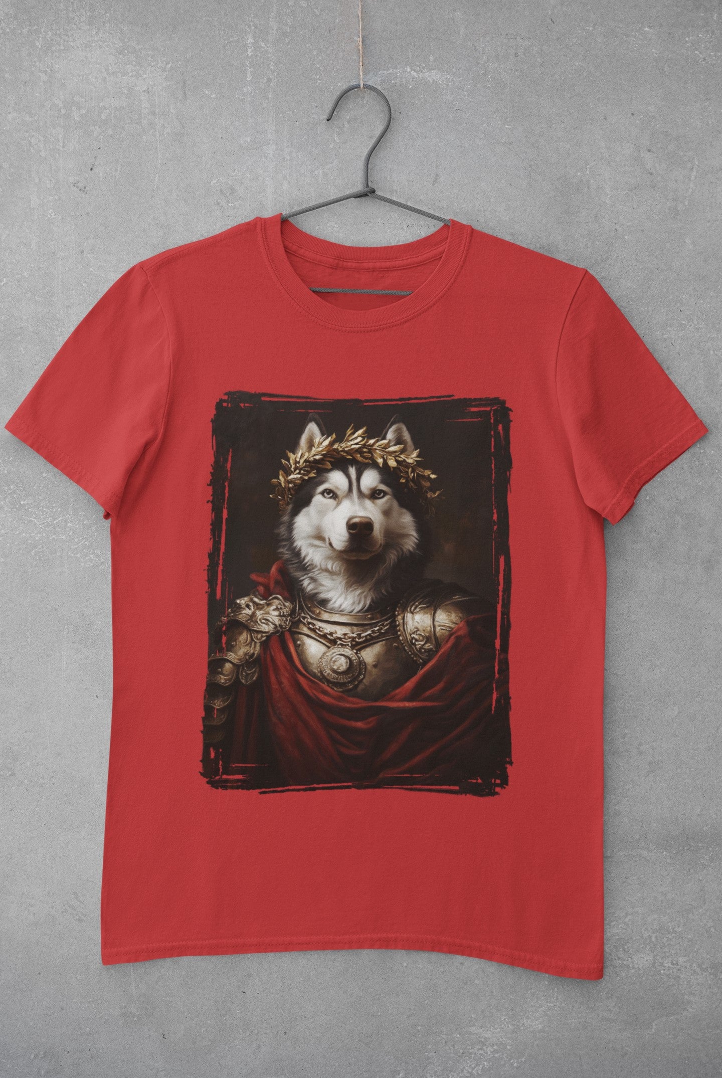 Siberian Husky Roman Emperor Graphic Tee