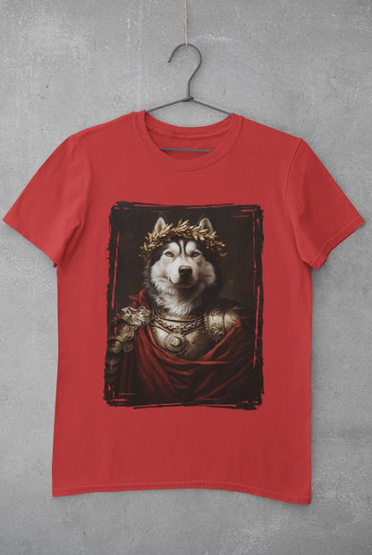 Siberian Husky Roman Emperor Graphic Tee