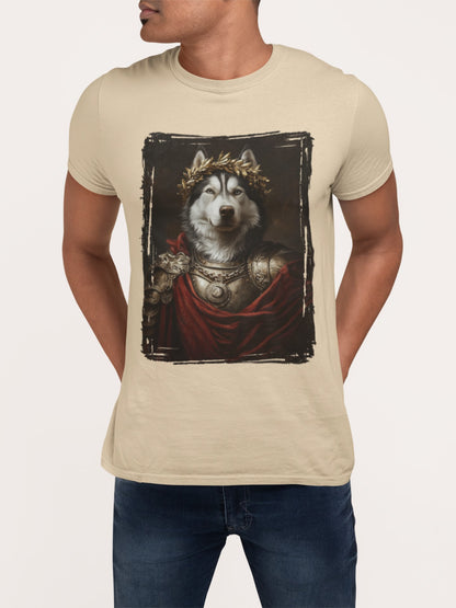 Siberian Husky Roman Emperor Graphic Tee