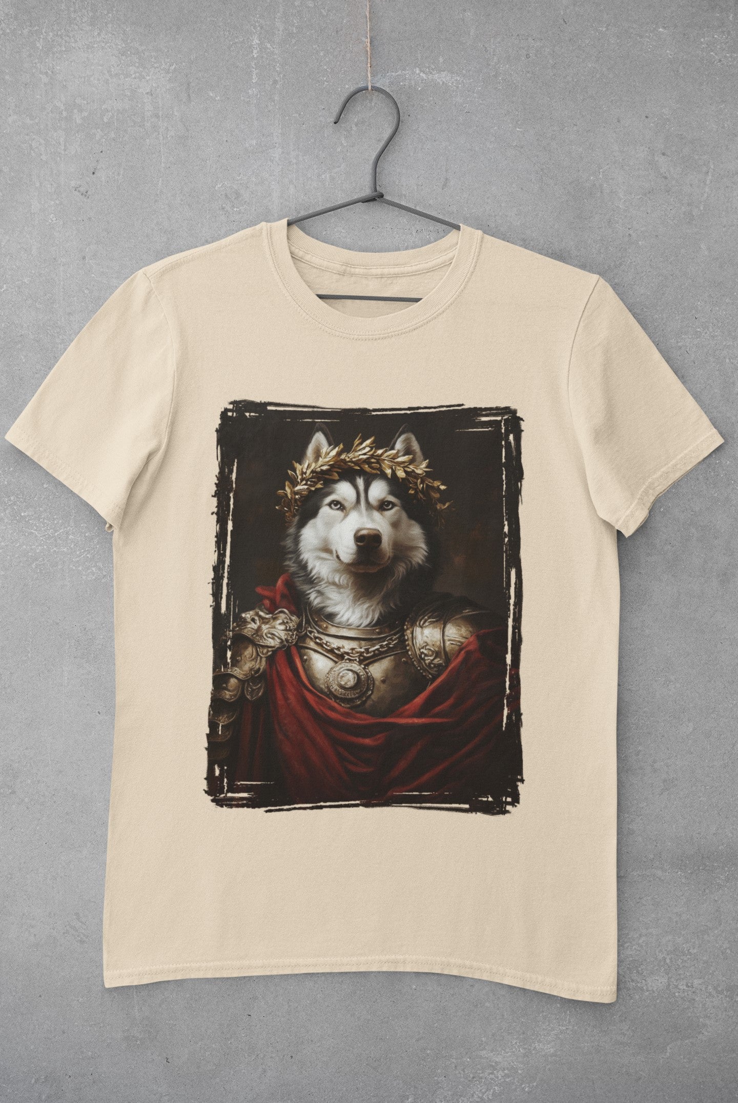 Siberian Husky Roman Emperor Graphic Tee
