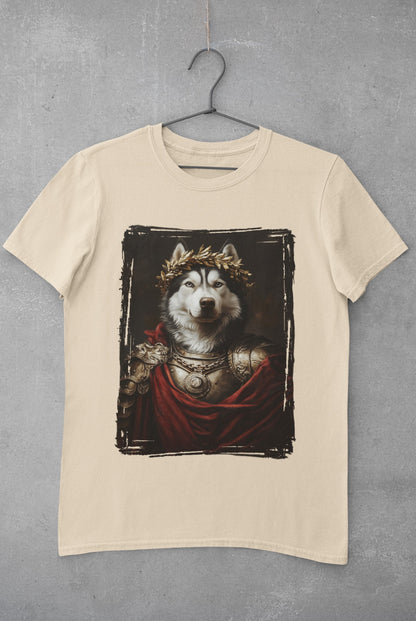 Siberian Husky Roman Emperor Graphic Tee