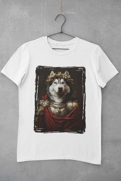 Siberian Husky Roman Emperor Graphic Tee