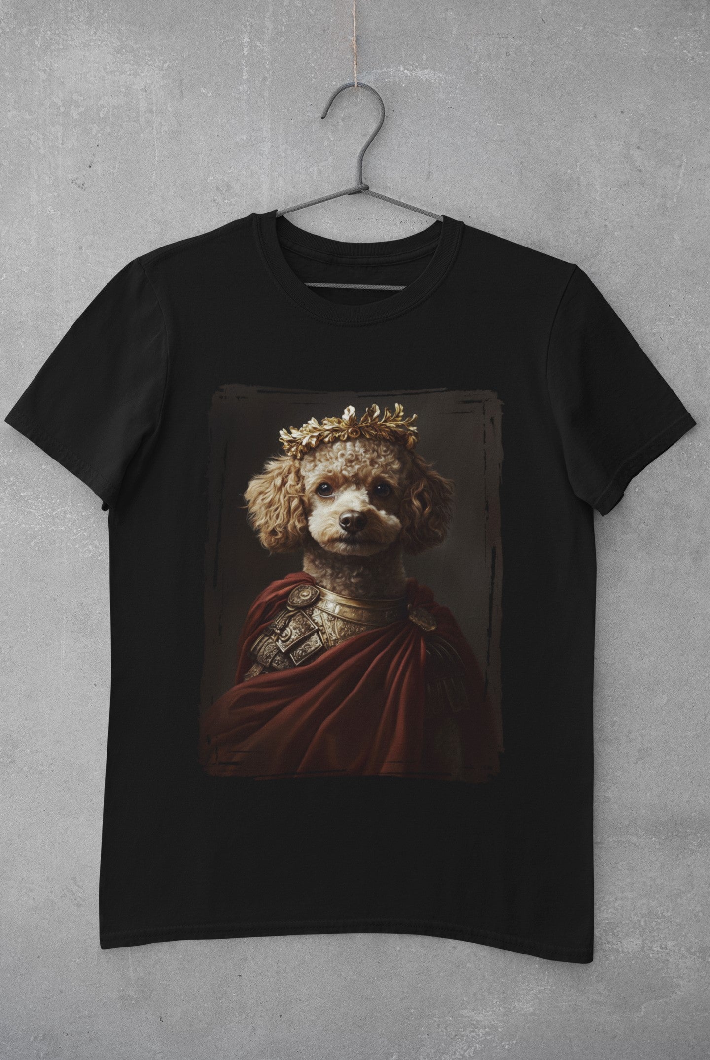 Toy Poodle Roman Emperor Graphic Tee