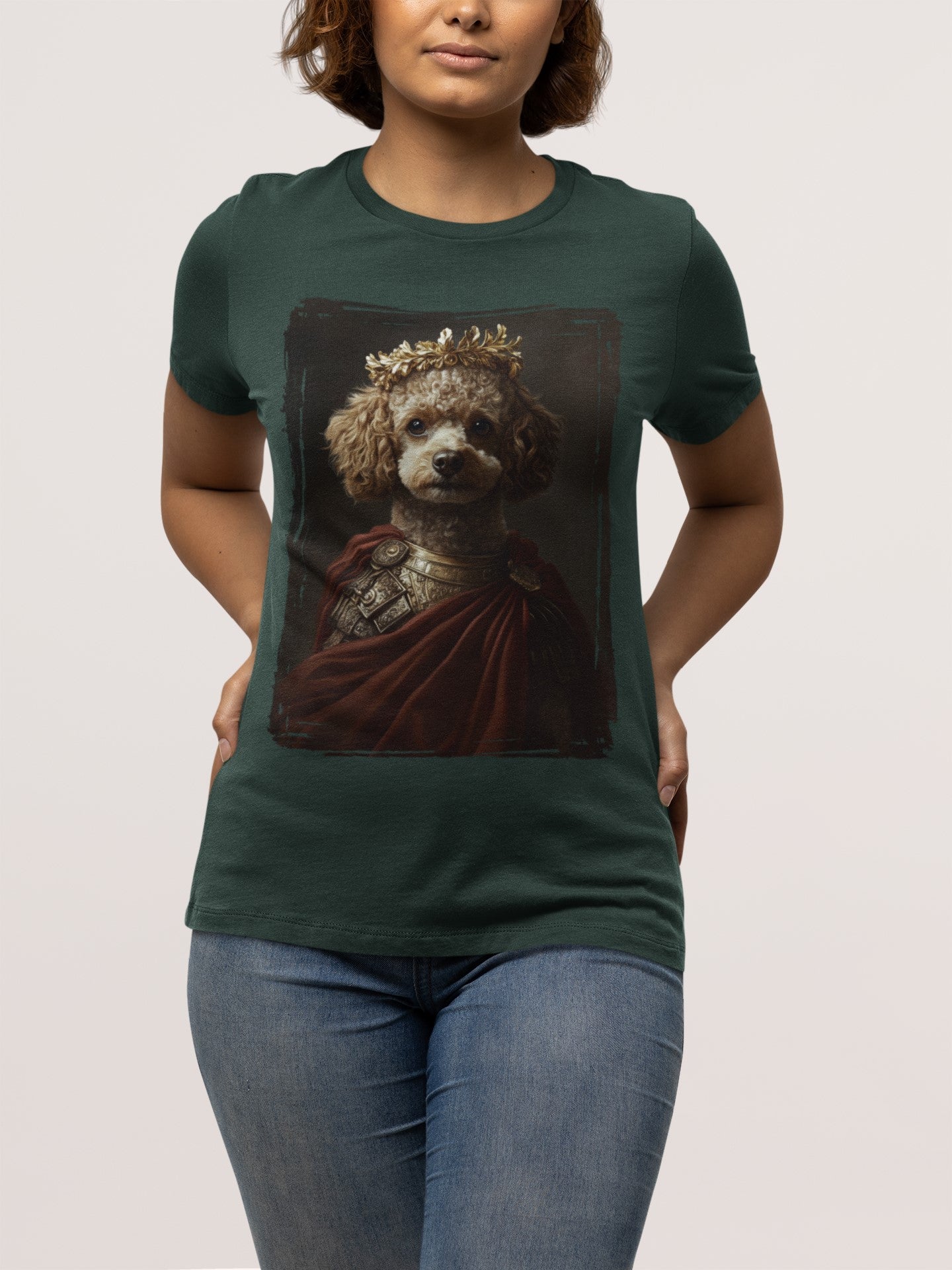 Toy Poodle Roman Emperor Graphic Tee