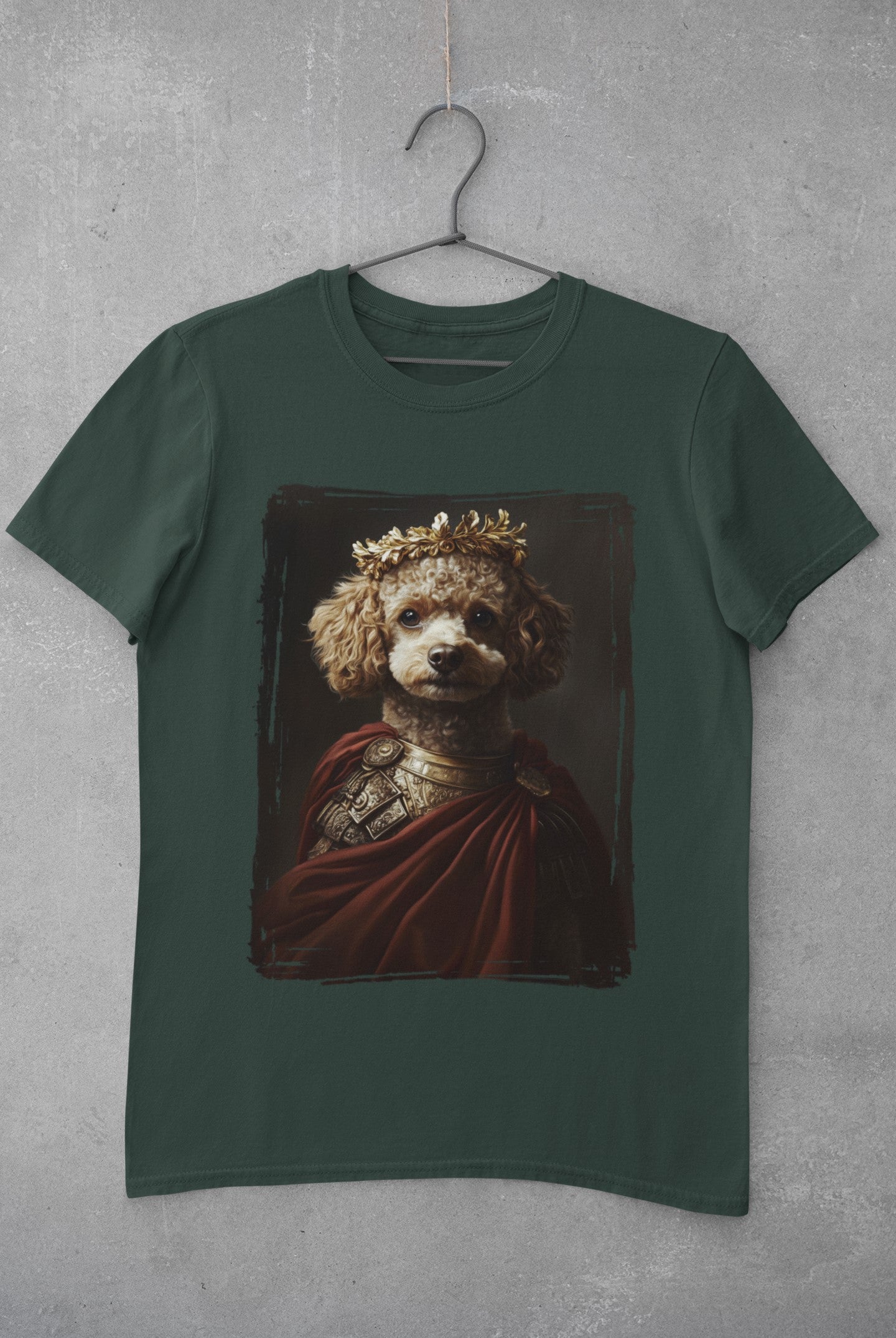 Toy Poodle Roman Emperor Graphic Tee