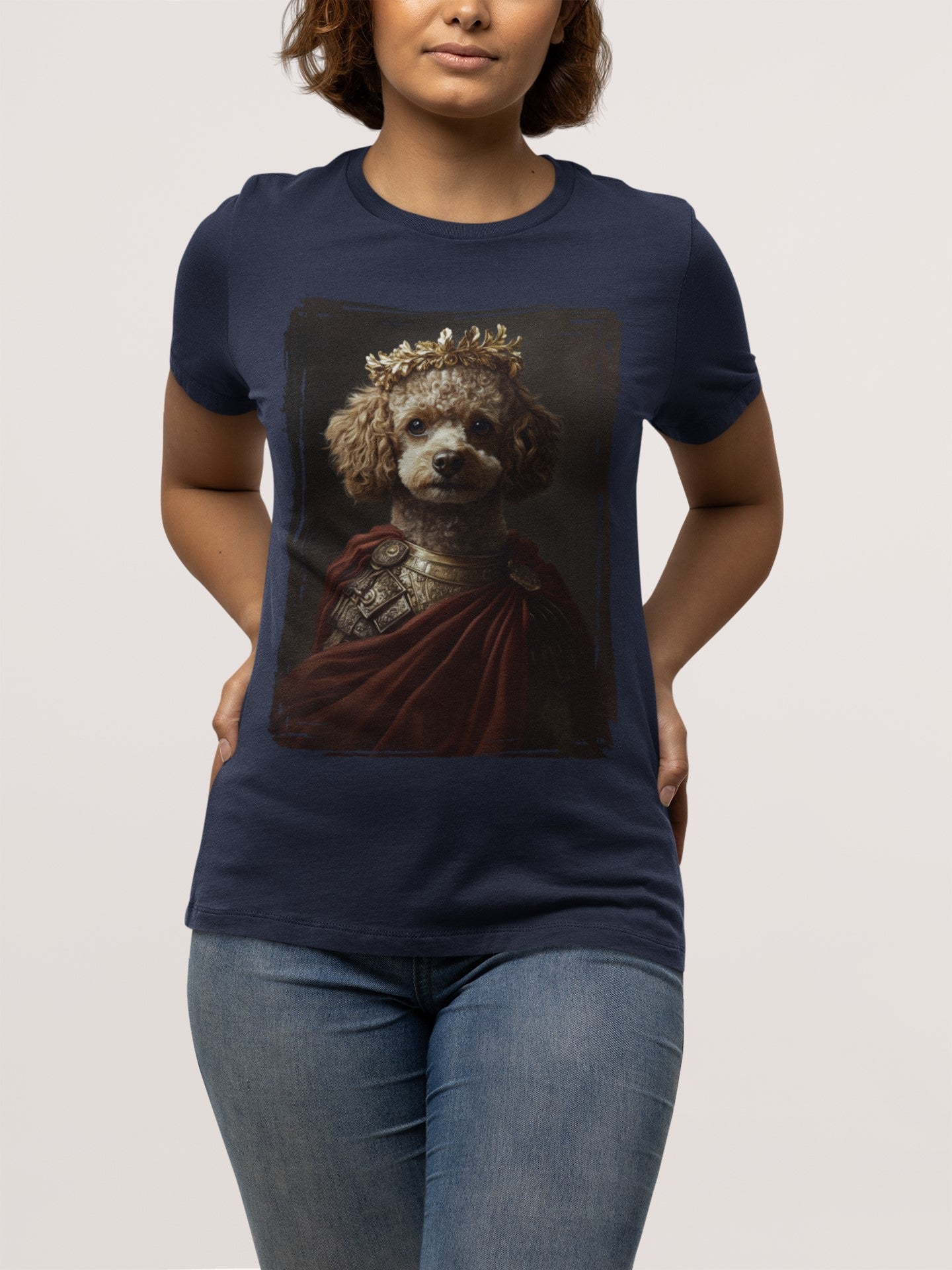 Toy Poodle Roman Emperor Graphic Tee