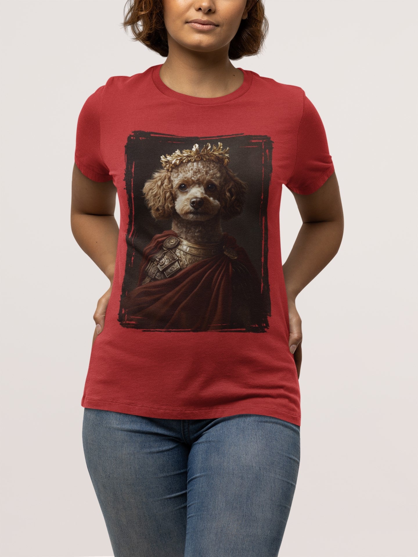 Toy Poodle Roman Emperor Graphic Tee