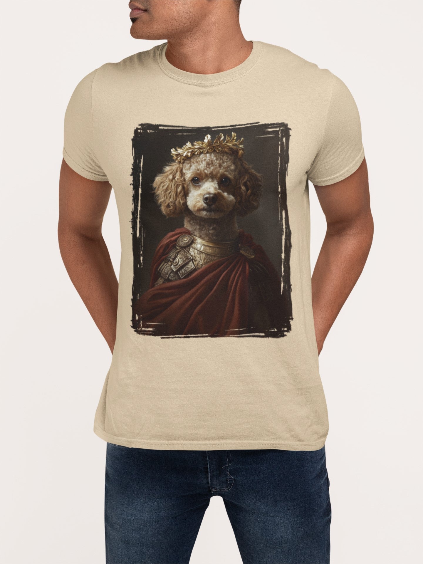 Toy Poodle Roman Emperor Graphic Tee